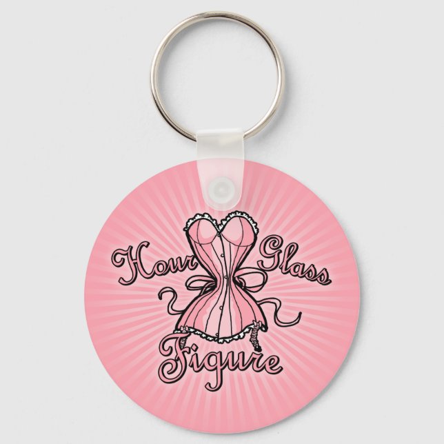 Hourglass Figure Keychain (Front)