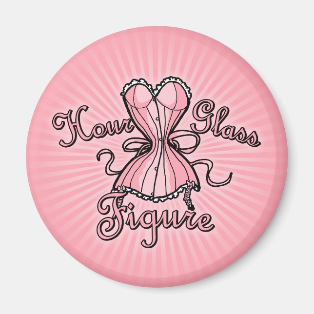 Hourglass Figure Magnet (Front)