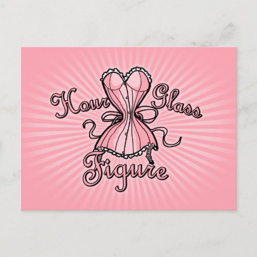 Hourglass Figure Postcard