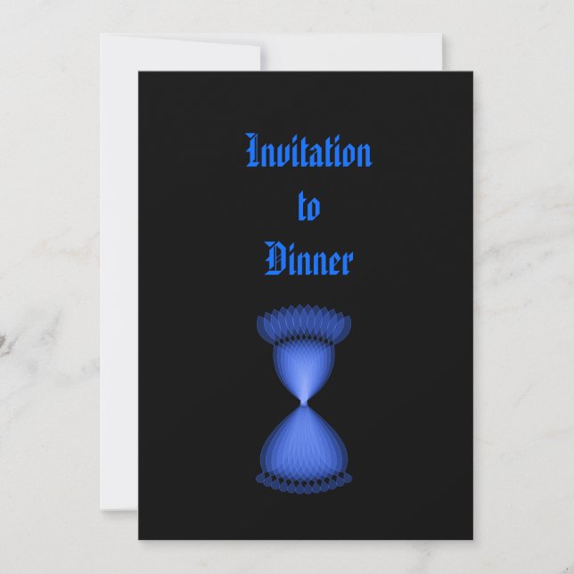 Hourglass Invitation (Front)