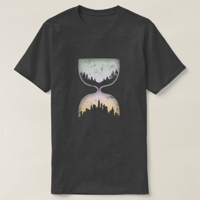Hourglass of civilization T-Shirt (Design Front)