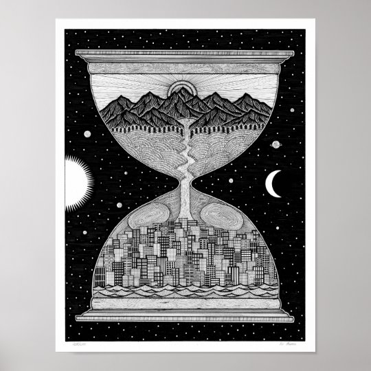 Hourglass Poster | Zazzle.com