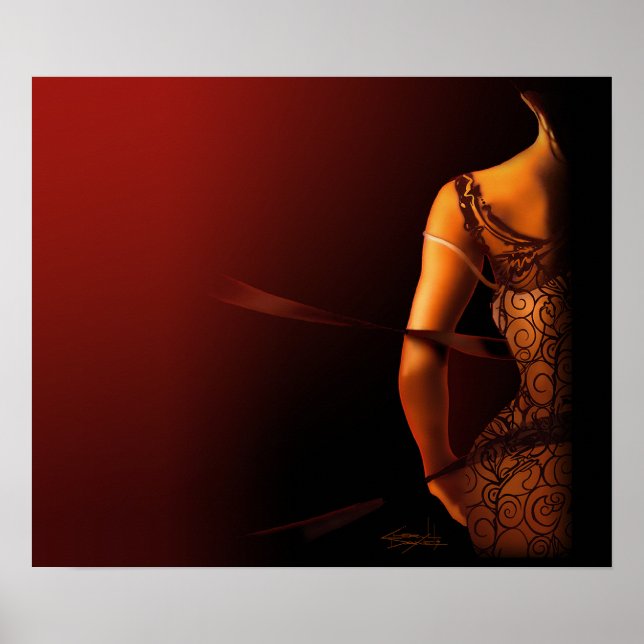 Hourglass Poster by Cheryl Daniels (Front)