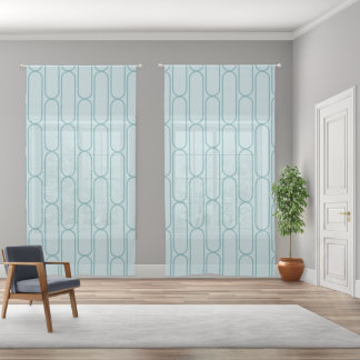 HOURGLASS SKATEBOARD DRAPES SHEER CURTAINS
