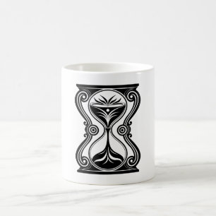 Hourglass Time Design – Vintage Sand Timer Coffee Mug