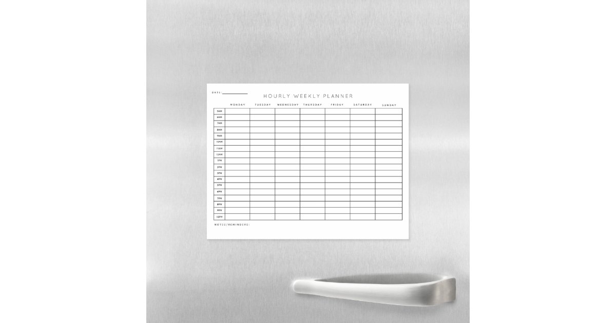 Monthly Bills tracker Magnetic Dry Erase Sheet