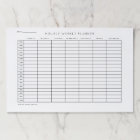 Hourly Weekly Planner Schedule Organization
