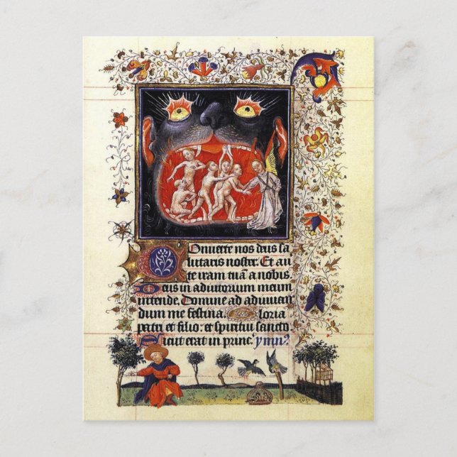 Hours of Catherine of Cleves Postcard (Front)