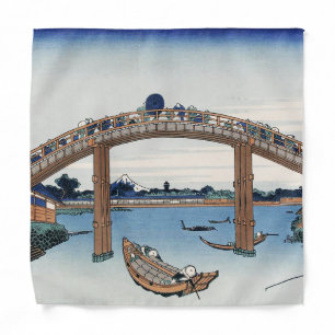 Housai Mount Fuji seen from below Men's Bridge Bandana
