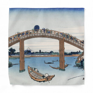 Housai Mount Fuji seen from below Men's Bridge Bandana