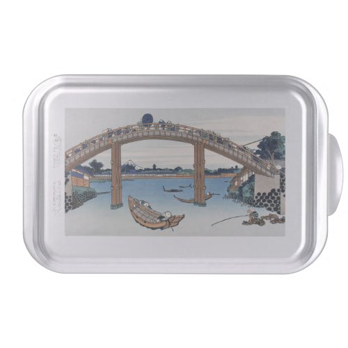 Housai  Mount Fuji seen from below Mens Bridge    Cake Pan