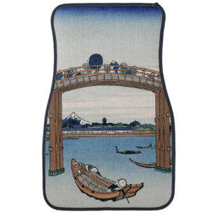 Housai Mount Fuji seen from below Men's Bridge Car Floor Mat