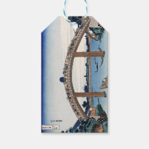 Housai Mount Fuji seen from below Men's Bridge Gift Tags