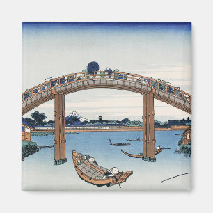 Housai  Mount Fuji seen from below Men's Bridge  Magnet