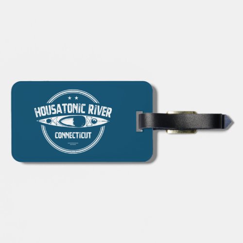 Housatonic River Connecticut Kayaking Luggage Tag