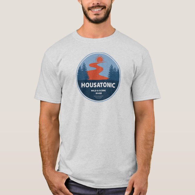 Housatonic Wild And Scenic River Connecticut T-Shirt (Front)