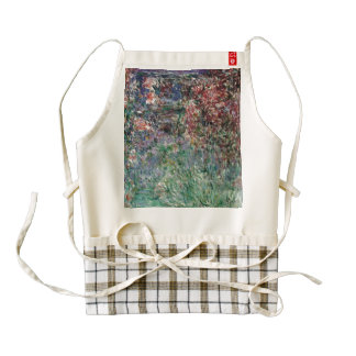 House among the Roses by Claude Monet Zazzle HEART Apron