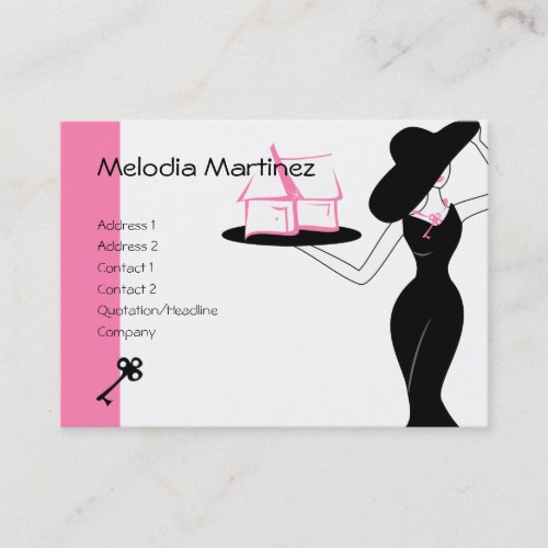 House and Key Business Card Templates