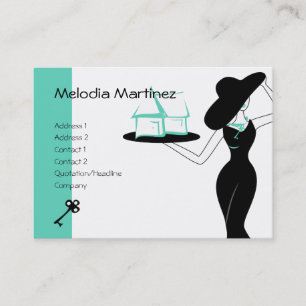 House and Key Business Card