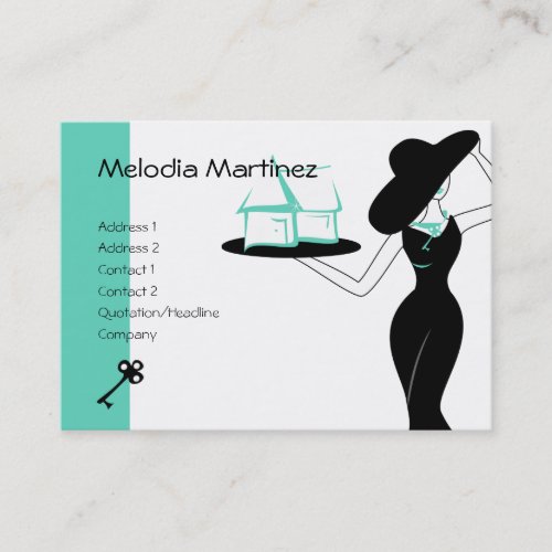 House and Key Business Card