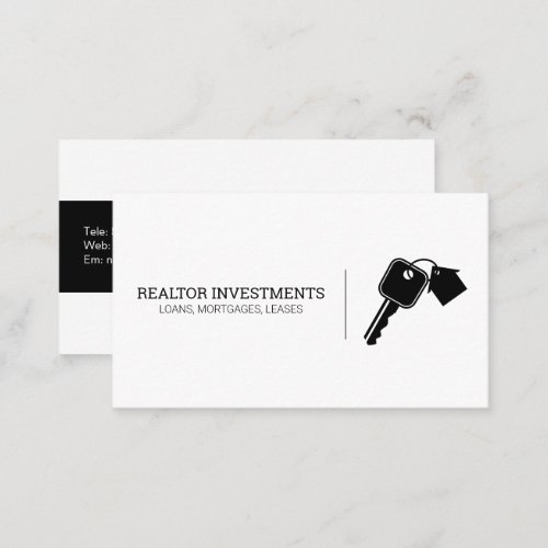 House and Keys Business Card