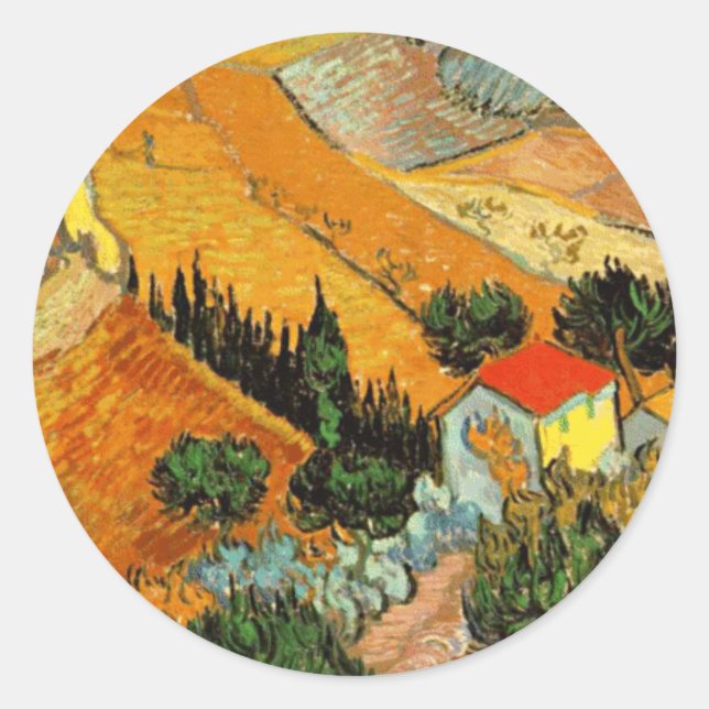 House and Ploughman Stickers (Front)