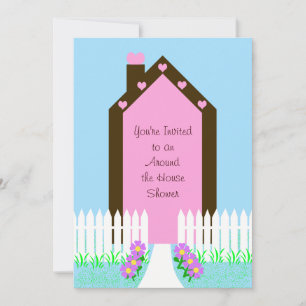 House Around the House Bridal Shower Invitation