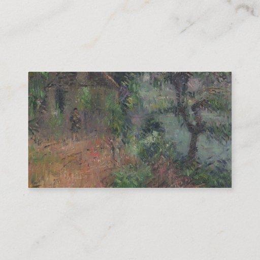 Customizable House at Beynac by Gustave Loiseau Business Card