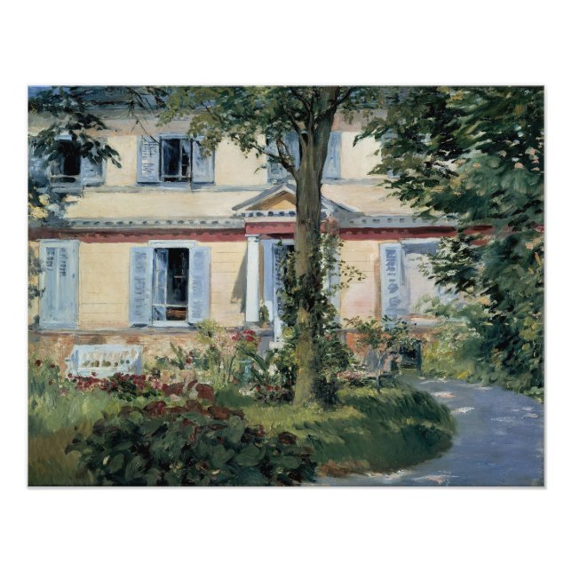 House at Rueil by Edouard Manet Photo Print (Front)