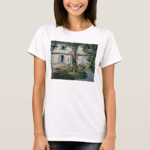 House at Rueil by Edouard Manet, Vintage Fine Art T-Shirt