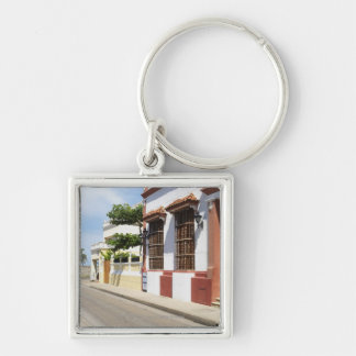 House at the roadside keychain