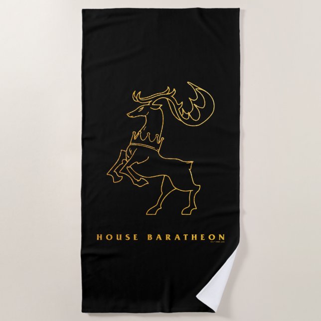 House Baratheon Icon Beach Towel (Front)