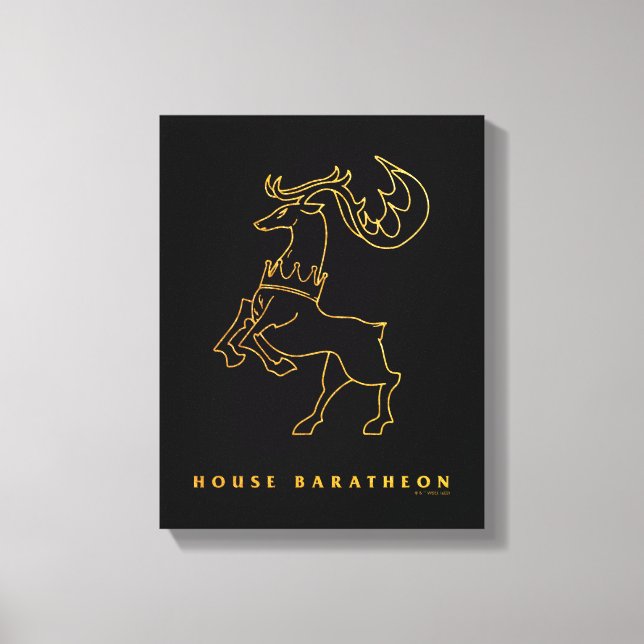 House Baratheon Icon Canvas Print (Front)