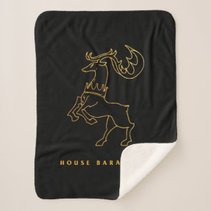 House Baratheon Icon Sherpa Blanket