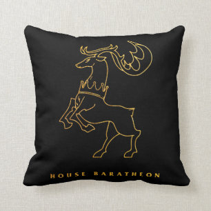 House Baratheon Icon Throw Pillow