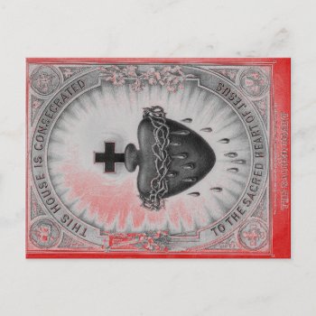 House Blessing Postcard by lycheerose at Zazzle