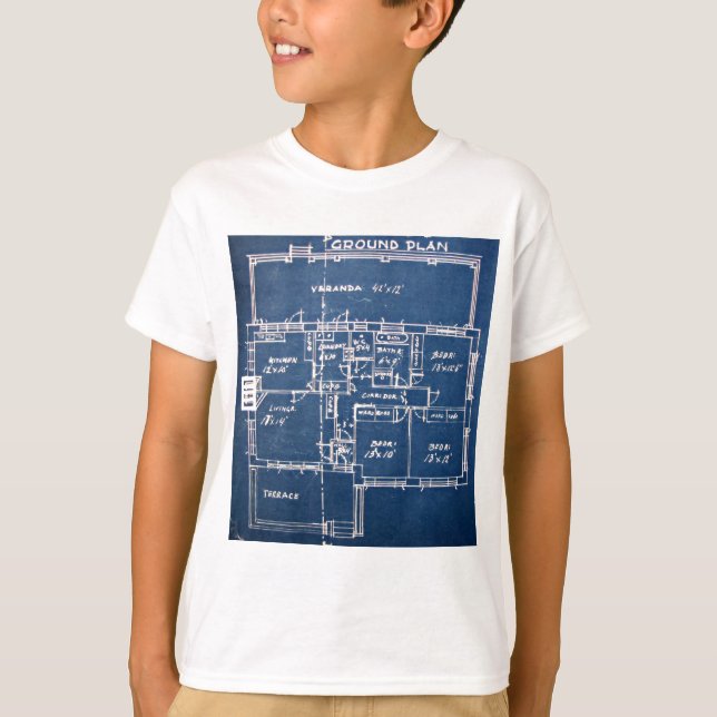 House Blueprints T-Shirt (Front)