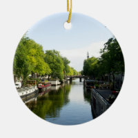 House Boats on Amsterdam Canal