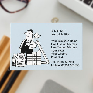 House Building Supplies Business Card