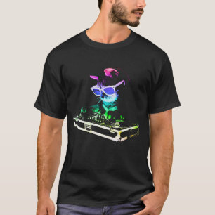 HOUSE CAT (Rainbow DJ Kitty) T-Shirt