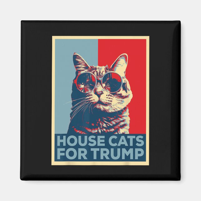 House Cats For Trump 2024  Magnet (Front)