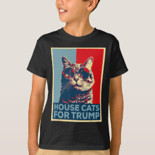 House Cats For Trump 2024 Trump Won  T-Shirt