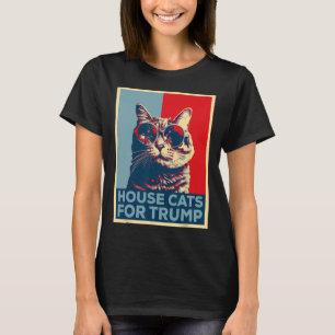 House Cats For Trump 2024 Trump Won  T-Shirt