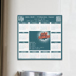 House Cleaner Service List 2025 Calendar Magnet<br><div class="desc">The Professional House Cleaner Service List 2025 Calendar Magnet—a standout item from our House Cleaning Business Card & Marketing Material Collection—is the perfect promotional tool for your cleaning business. This modern square magnet, designed in fresh white and blue, showcases a 2025 calendar and offers fully customizable spaces for your brand...</div>