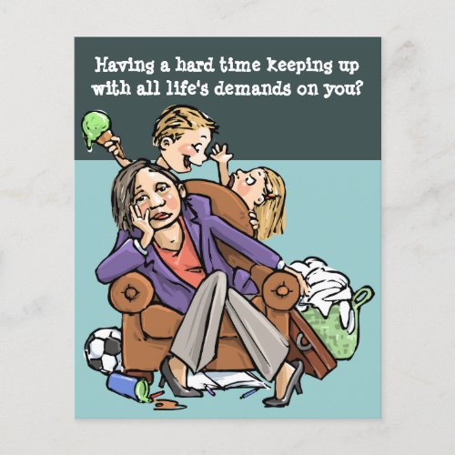 House cleaning business  4x5 promotional card flyer