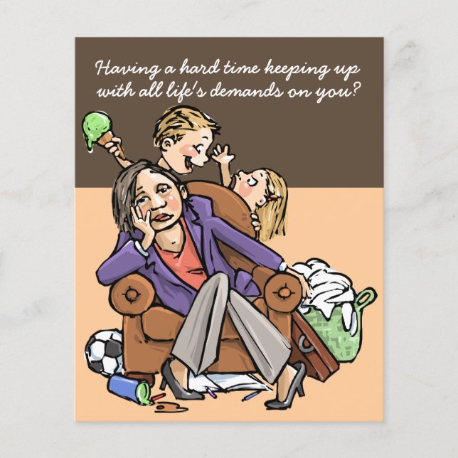 House Cleaning Business 4x5 promotional card Flyer (Front)