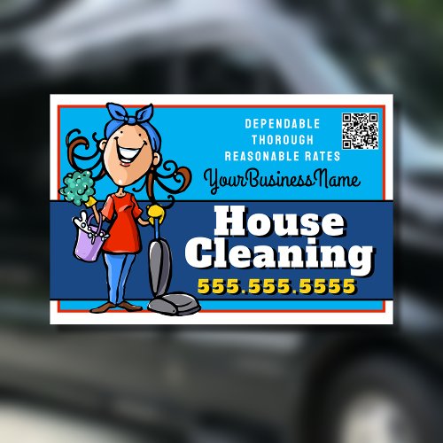 House Cleaning Business Car Magnet