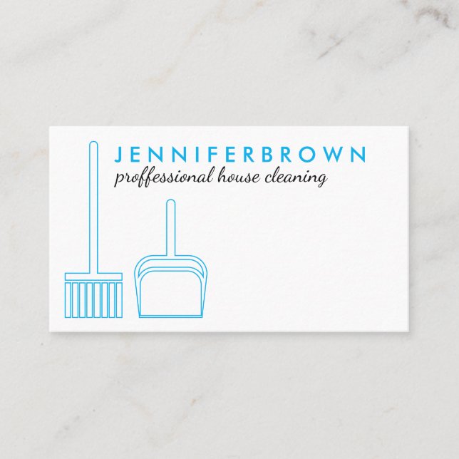 House Cleaning Business Card (Front)