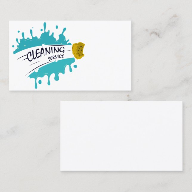 House cleaning business card (Front/Back)