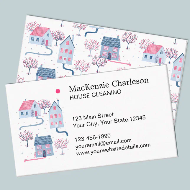 House Cleaning Business Card | Zazzle